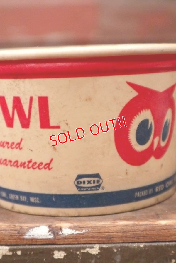 画像3: dp-220401-64 RED OWL / Vintage Wax Paper Cup