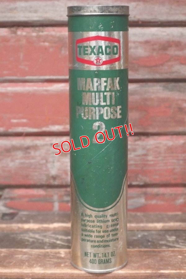 画像1: dp-220401-100 TEXACO / MARFAK MULTI PURPOSE 2 GREASE TUBE Can