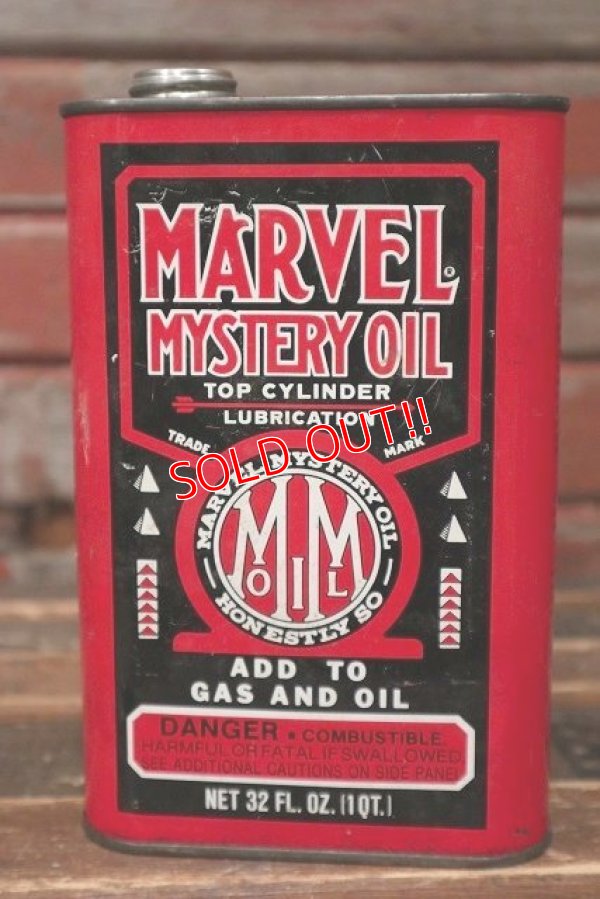 画像1: dp-220401-242 MARVEL MYSTERY OIL / ADD TO GAS AND OIL 1 U.S.QUART Can