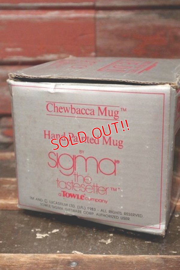 画像9: ct-220401-115 STAR WARS RETURN OF THE JEDI / Sigma 1980's Chewbacca Ceramic Mug