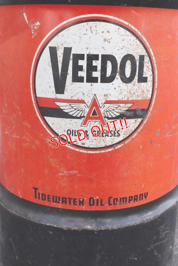 画像4: dp-220401-40 VEEDOL / 1950's-1960's 16 U.S.GALLONS CAN