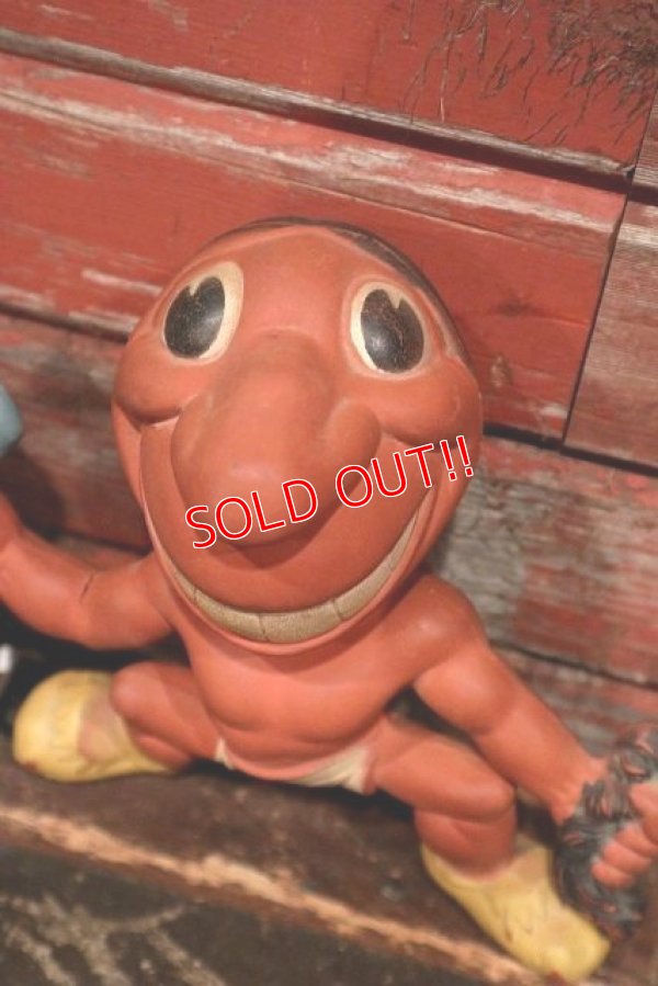 画像2: ct-220401-32 REMPEL / 1940's Indian Chief Wahoo Rubber Doll
