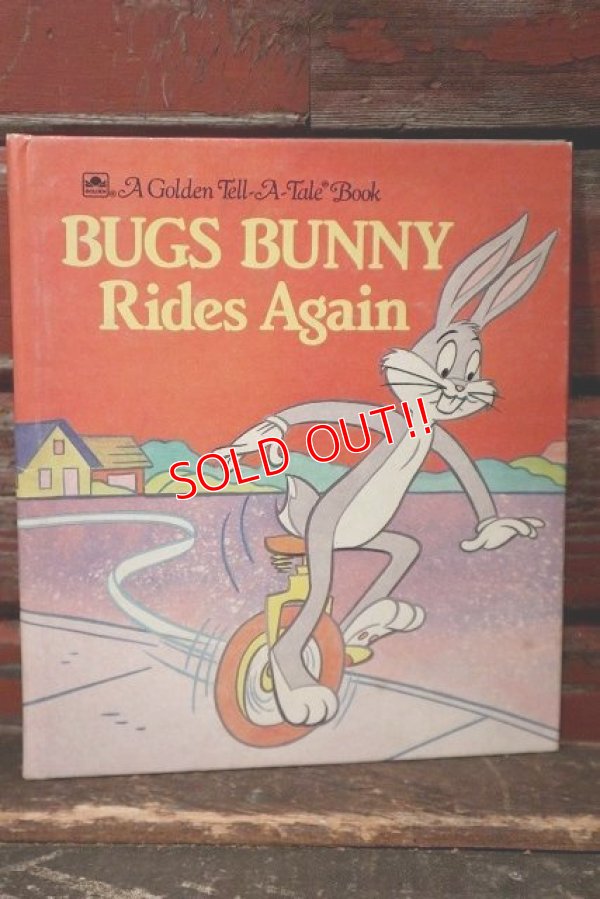 画像1: ct-220401-105 Bugs Bunny / A Golden Tell-A-Tale Book 1986 "BUGS BUNNY Rides Again"