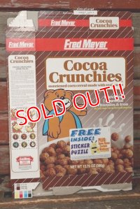 ct-220401-78 FRED MEYER / Cocoa Crunchies 1999 Cereal Box