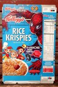 ct-220401-78 Kellogg's / RICE KRISPIES 2002 SPIDER-MAN Cereal Box
