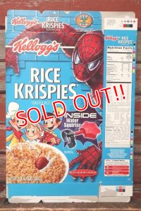 ct-220401-78 Kellogg's / RICE KRISPIES 2002 SPIDER-MAN Cereal Box