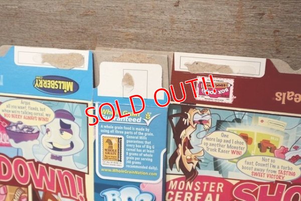 画像8: ct-220401-78 General Mills / BOO BERRY, COUNT CHOCULA and FRANKEN BERRY 2010 Cereal Box