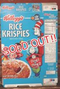 ct-220401-78 Kellogg's / RICE KRISPIES 1995 THE CAT IN THE HAT Cereal Box