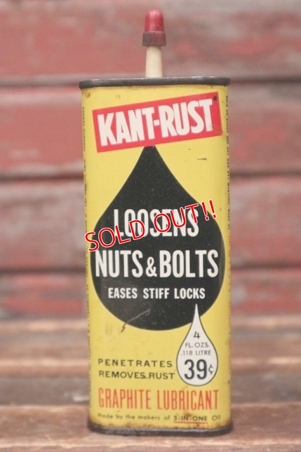 画像1: dp-220401-175 KANT-RUST / LOOSENES NUTS & BOLTS Vintage Handy Oil Can