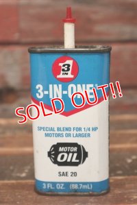 dp-220401-241 3-IN-ONE / MOTOR OIL Vintage Can