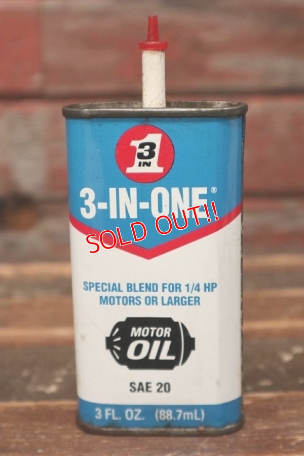 画像1: dp-220401-241 3-IN-ONE / MOTOR OIL Vintage Can