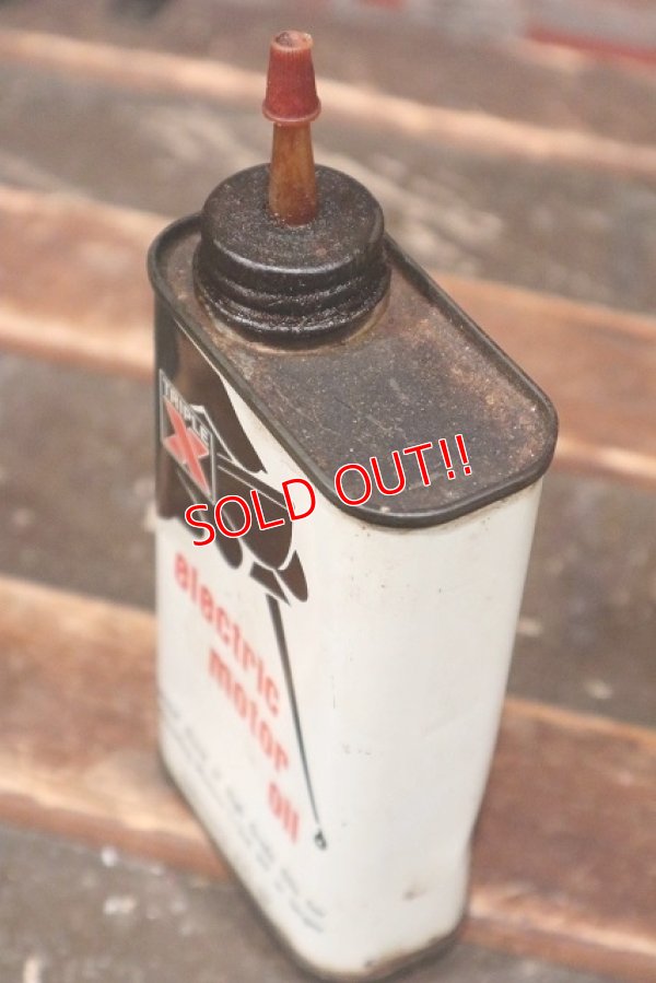 画像4: dp-220401-137 TRIPLE X / electric motor oil Vintage Can