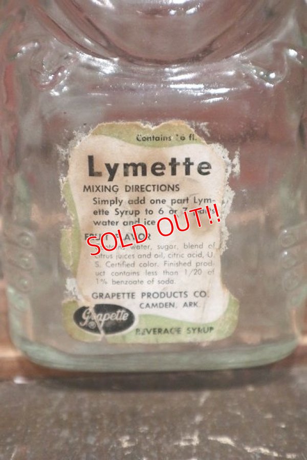画像3: dp-220501-02 grapette Lymette / 1950's Clown Syrup Bottle