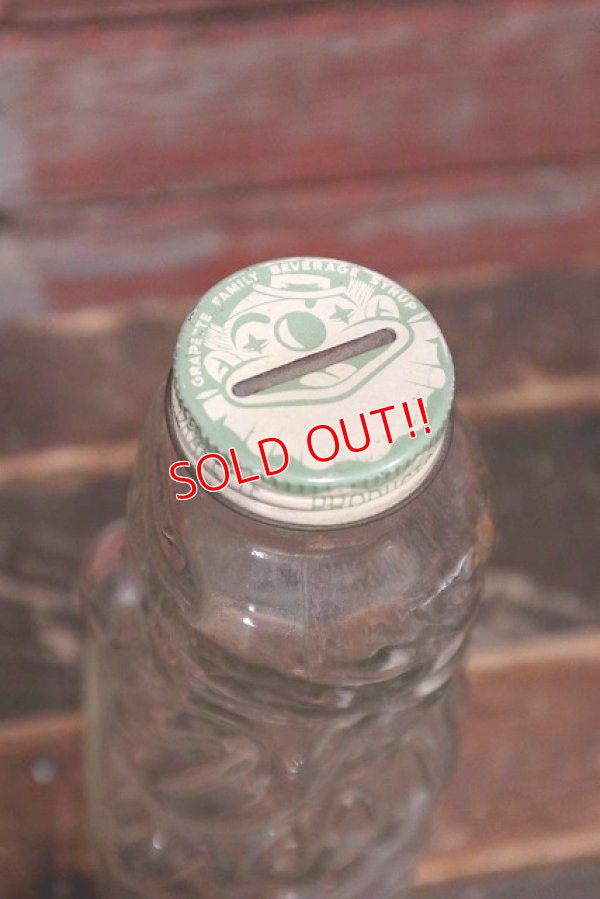 画像6: dp-220501-02 grapette Lymette / 1950's Clown Syrup Bottle