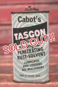 dp-220401-181 Cabot's TASGON / PENETRATING RUST-SILVENT Vintage Handy Can