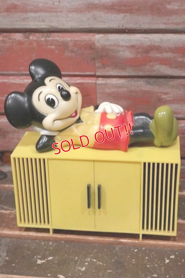 画像1: ct-220501-17 Mickey Mouse / Concept 2000 1970's HI-FI Radio