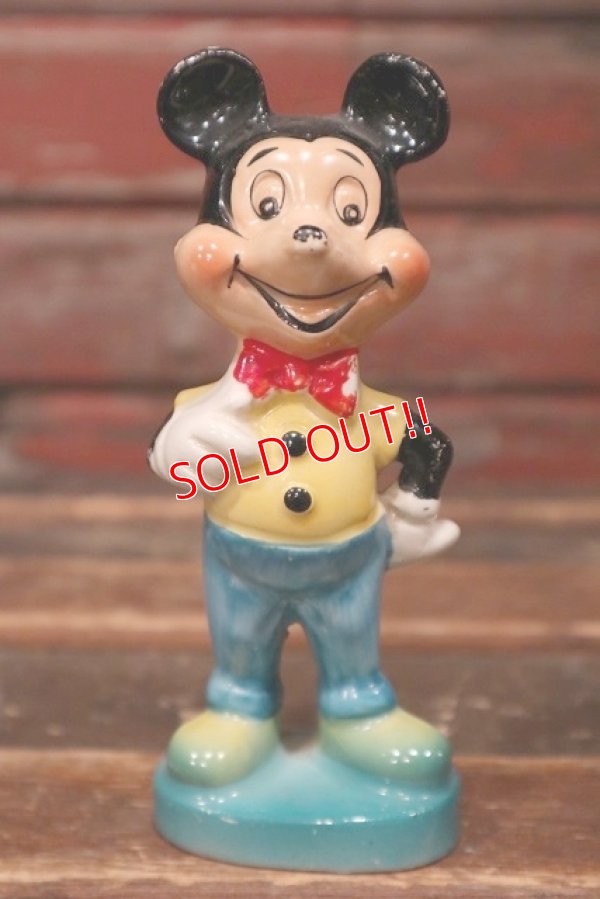 画像1: ct-2220501-47 Mickey Mouse / 1960's Porcelain Figure