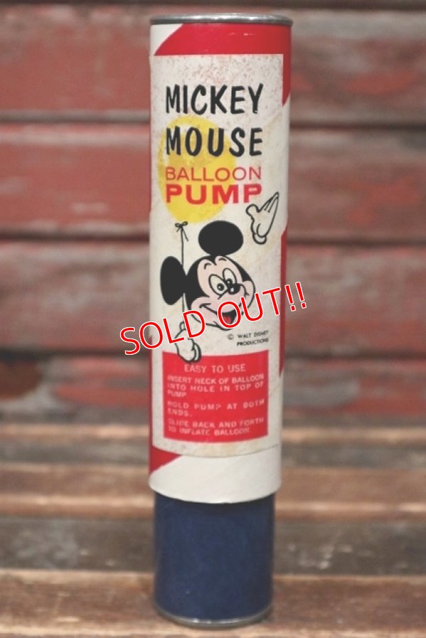 画像1: ct-220501-46 Mickey Mouse / 1950's-1960's Balloon Pump