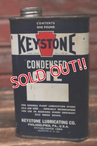dp-220401-266 KEYSTONE / 1950's CONDEBSED OIL One Pound Can