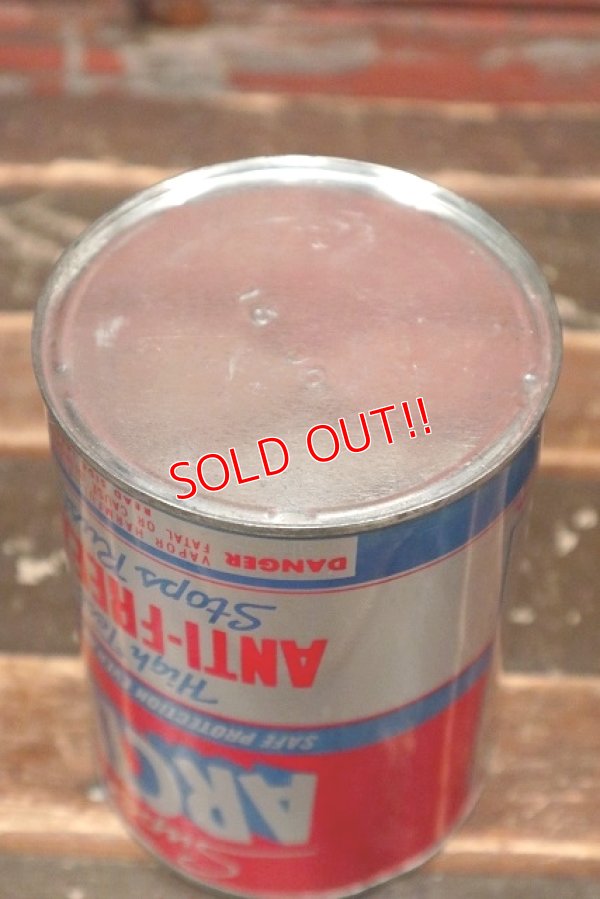 画像5: dp-220301-64 Super ARCTIC / 1950's ANTI-FREEZE Stops Rust One U.S. Quart Can