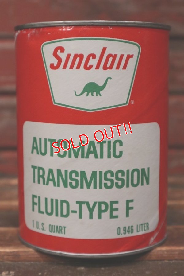 画像1: dp-220301-72 Sinclair / AUTOMATIC TRANSMISSION FLUID One U.S. Quart Can