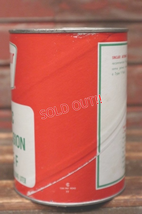 画像4: dp-220301-72 Sinclair / AUTOMATIC TRANSMISSION FLUID One U.S. Quart Can