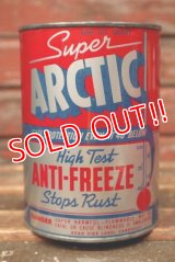 dp-220301-64 Super ARCTIC / 1950's ANTI-FREEZE Stops Rust One U.S. Quart Can