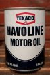 画像1: dp-220401-195 TEXACO / HAVOLINE MOTOR OIL One U.S. Quart Can (1)