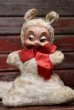 画像1: ct-220501-42 My-Toy / 1960's Squirrel Rubber Face Plush Doll (1)