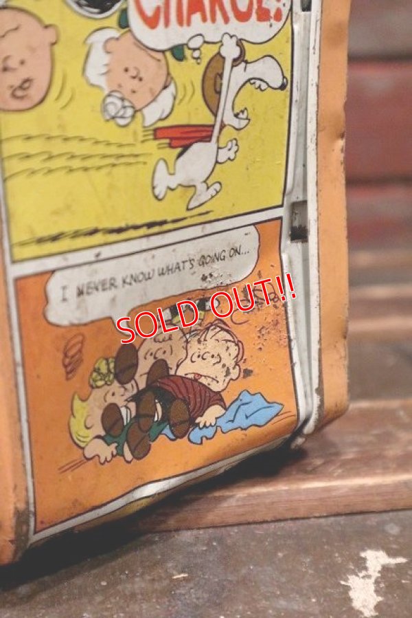 画像9: ct-220501-15 【JUNK】PEANUTS / THERMOS 1970's Metal Lunch Box
