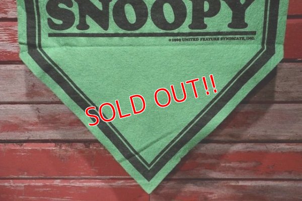 画像5: ct-220501-07 PEANUTS / 1960's Snoopy Banner "The Moon Is Made of American Cheese!"