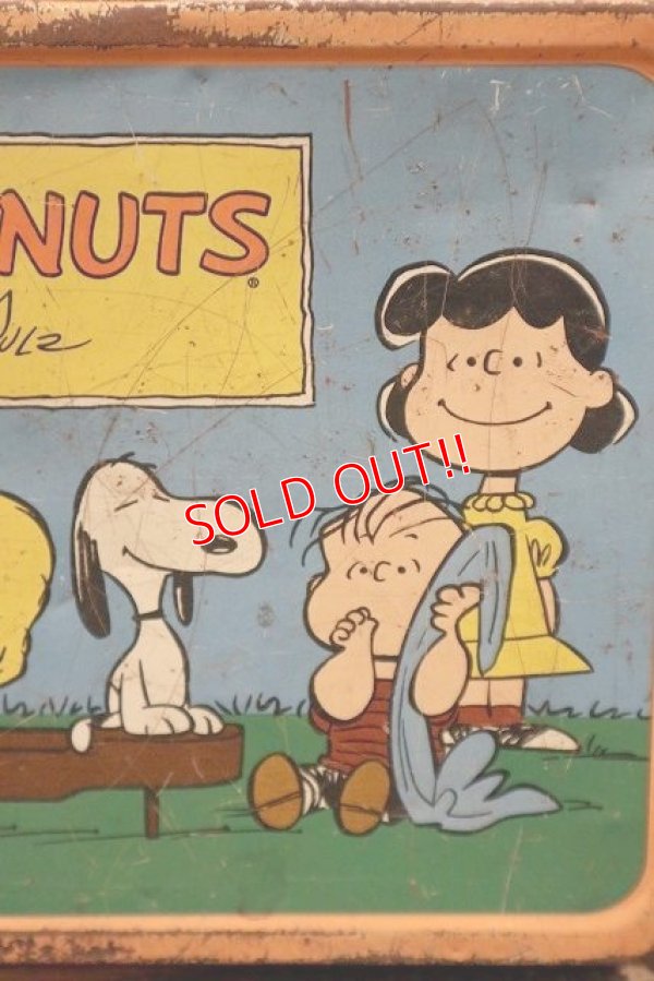 画像3: ct-220501-15 【JUNK】PEANUTS / THERMOS 1970's Metal Lunch Box