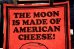 画像2: ct-220501-08 PEANUTS / 1960's Snoopy Banner "The Moon Is Made of American Cheese!" (2)