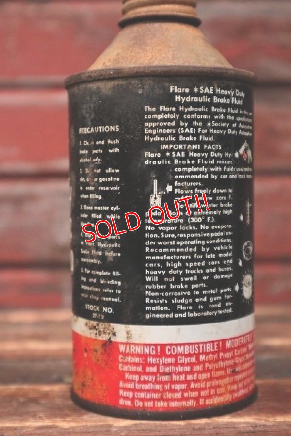 画像3: dp-220401-186 Flare / Heavy Duty HYDRAULIC BRAKE FLUID 12 FL.OZ. Can