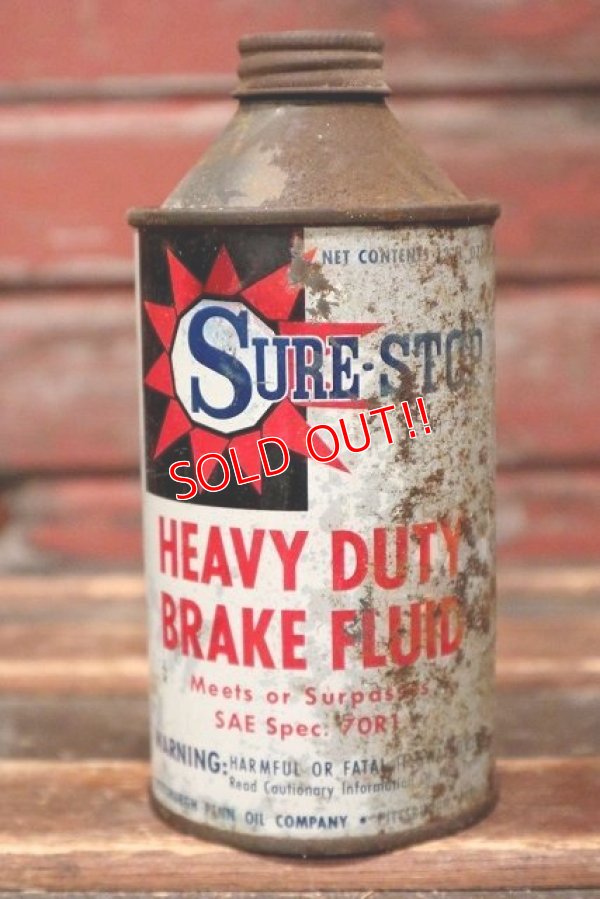 画像1: dp-220401-182 SURE-STOP / HEAVY DUTY BRAKE FLUID 12 FL.OZ. Can