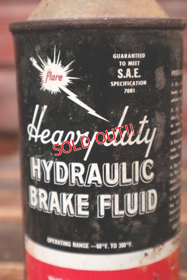 画像2: dp-220401-186 Flare / Heavy Duty HYDRAULIC BRAKE FLUID 12 FL.OZ. Can