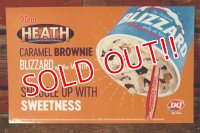 dp-220401-28 Dairy Queen / Store Menu Card Sign 2020 "CARAMEL BROWNIE BLIZZARD"