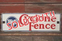 dp-220401-24 USS Cyclone Fence / Vintage Sign