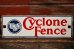 画像1: dp-220401-24 USS Cyclone Fence / Vintage Sign (1)