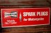 画像1: dp-220501-74 CHAMPION / SPARK PLUGS Vintage Paper Sign (1)