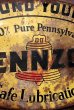 画像2: dp-220501-15 PENNZOIL / 1950's Metal Sign (2)