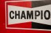 画像6: dp-220501-74 CHAMPION / SPARK PLUGS Vintage Paper Sign