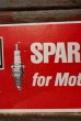 画像3: dp-220501-74 CHAMPION / SPARK PLUGS Vintage Paper Sign