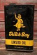 画像1: dp-220501-33 Dutch Boy / 1960's LINSEED OIL Can (1)