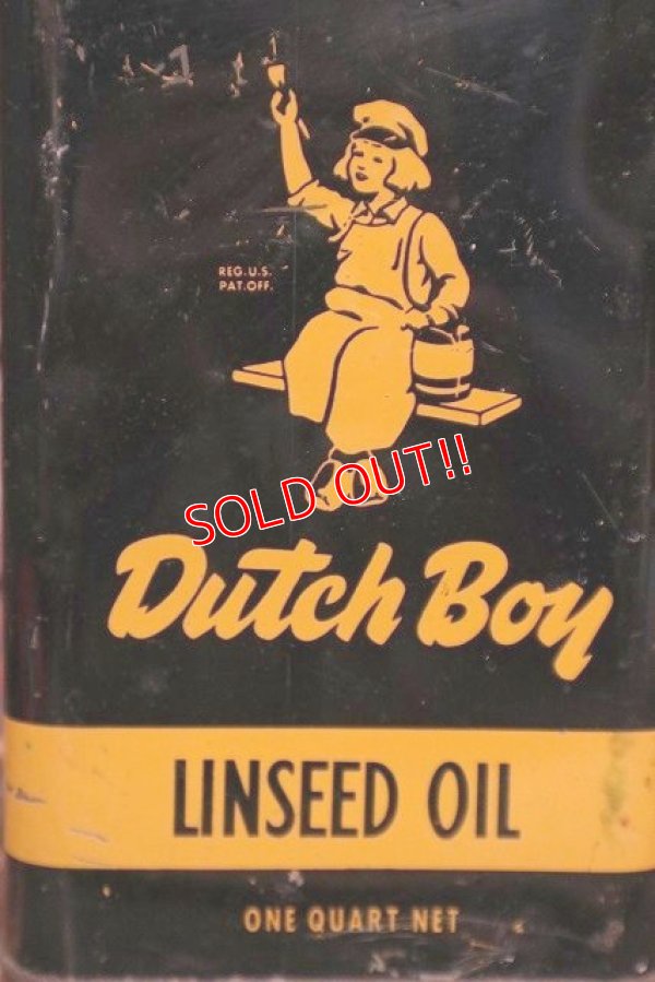 画像2: dp-220501-33 Dutch Boy / 1960's LINSEED OIL Can