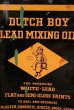 画像2: dp-220501-34 DUTCH BOY / 1940's LEAD MIXING OIL ONE GALLON Can (2)