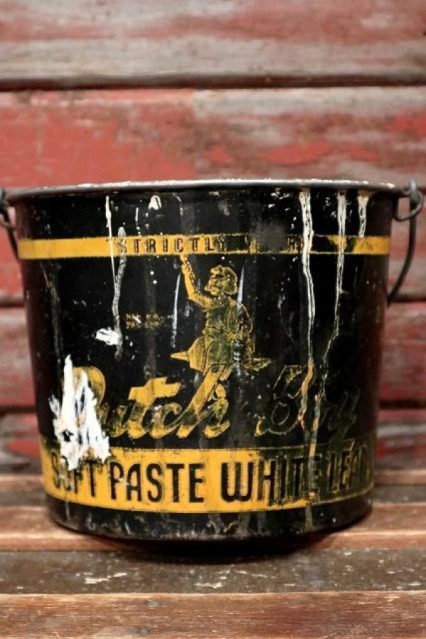 画像1: dp-220501-37 Dutch Boy/ 1950's-1960's SOFT PASTE WHITE LEAD Bucket