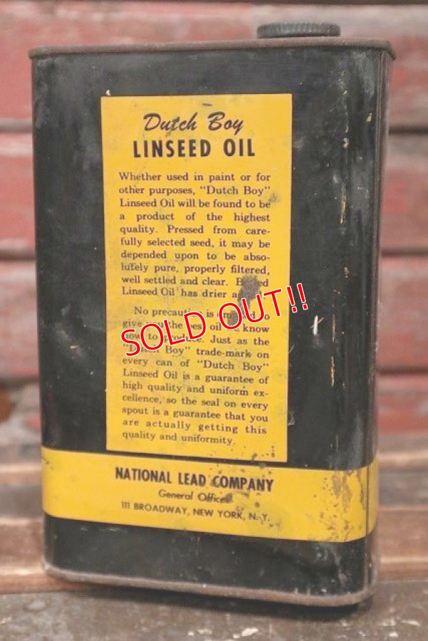 画像3: dp-220501-33 Dutch Boy / 1960's LINSEED OIL Can
