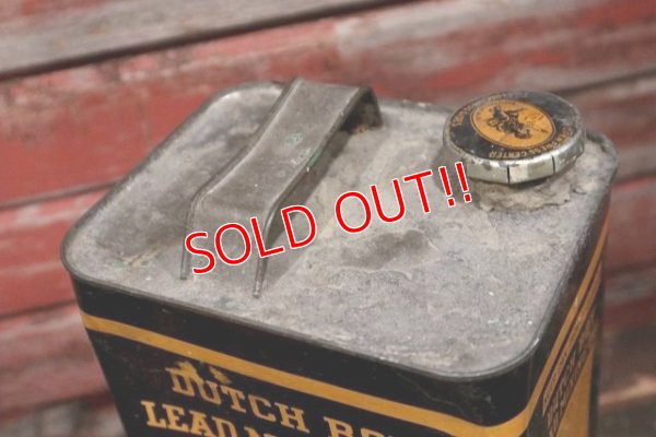 画像6: dp-220501-34 DUTCH BOY / 1940's LEAD MIXING OIL ONE GALLON Can