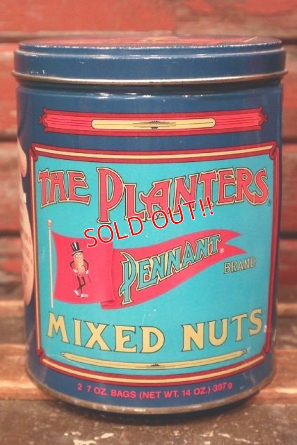 画像1: ct-220501-59 PLANTERS / MR.PEANUT MIXED NUTS 1989 Limited Edition Can